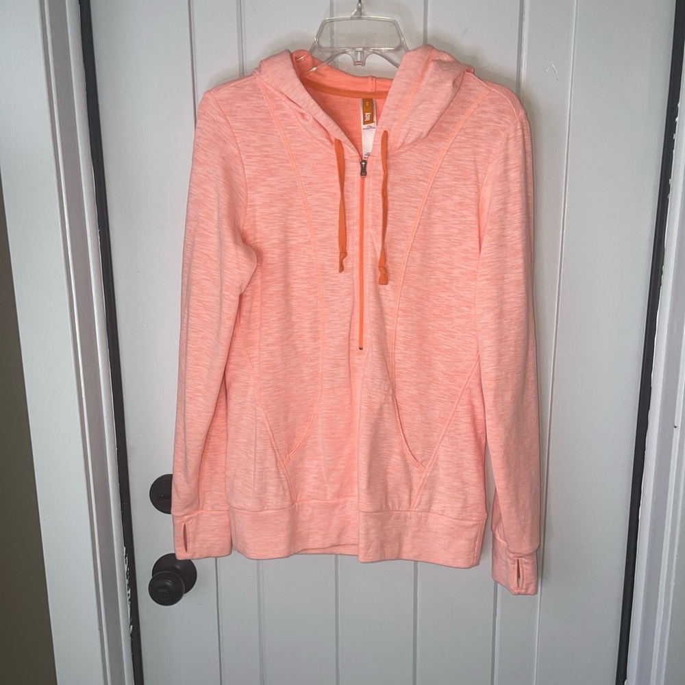 Orange Lucy Hoodie  Size M Zip Up